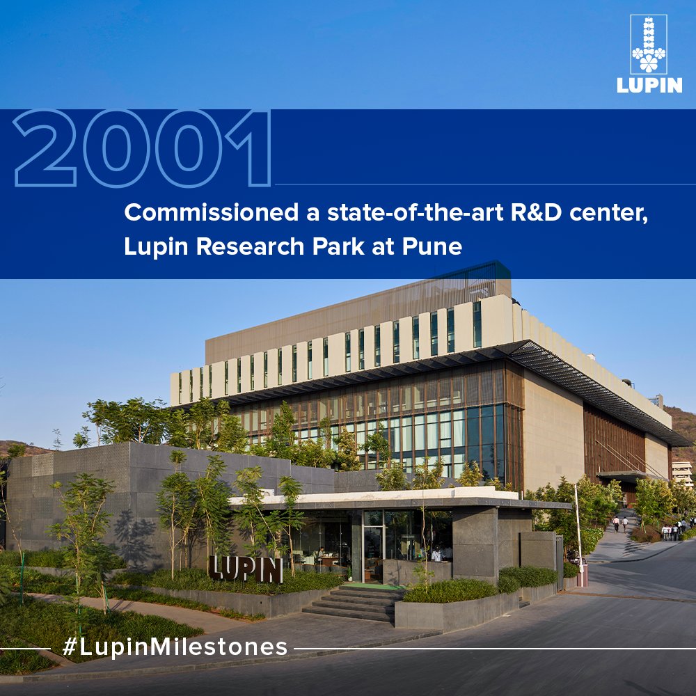 توییتر \ Lupin در توییتر: «Commissioned in 2001 with the aim to serve as a base for future successes and develop novel solutions in the pharmaceutical space. The Research &amp; Development park