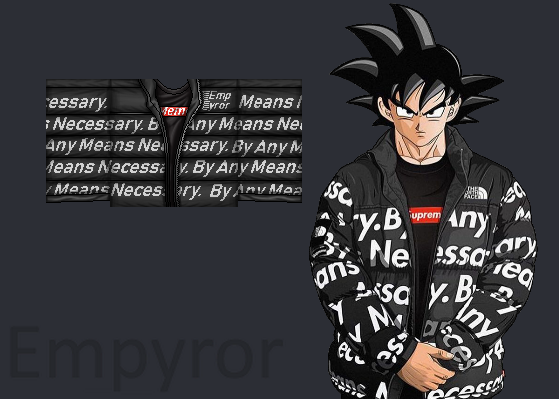 Drip Goku Template