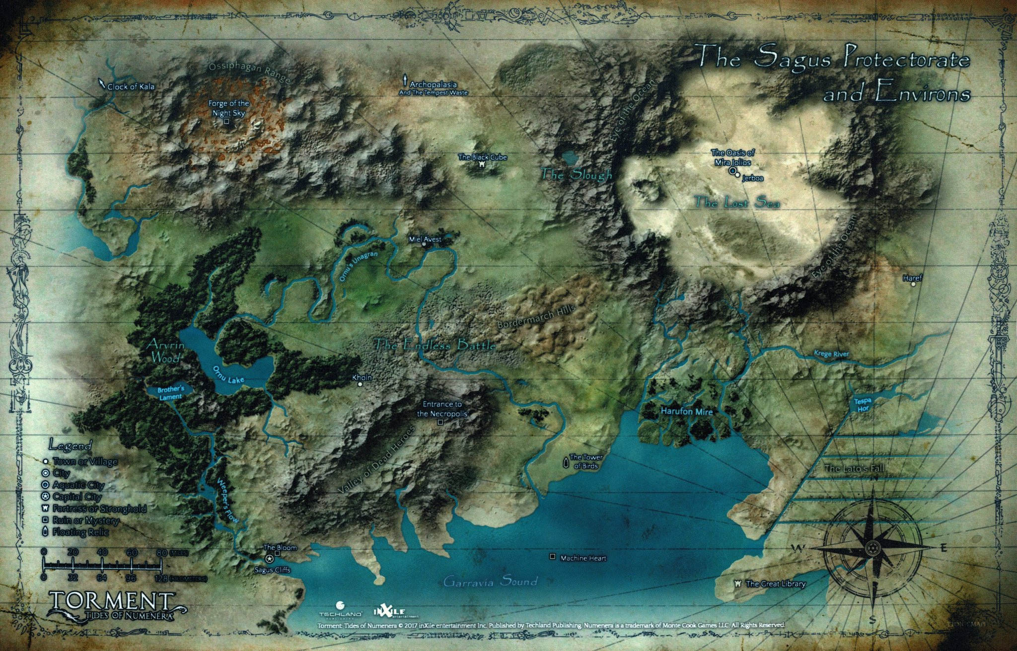 Torment Tides Of Numenera World Map - Crissy Christine