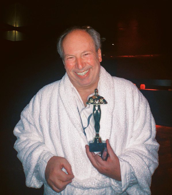 Hans Zimmer Celebrates Dune Oscar Win in a Bathrobe