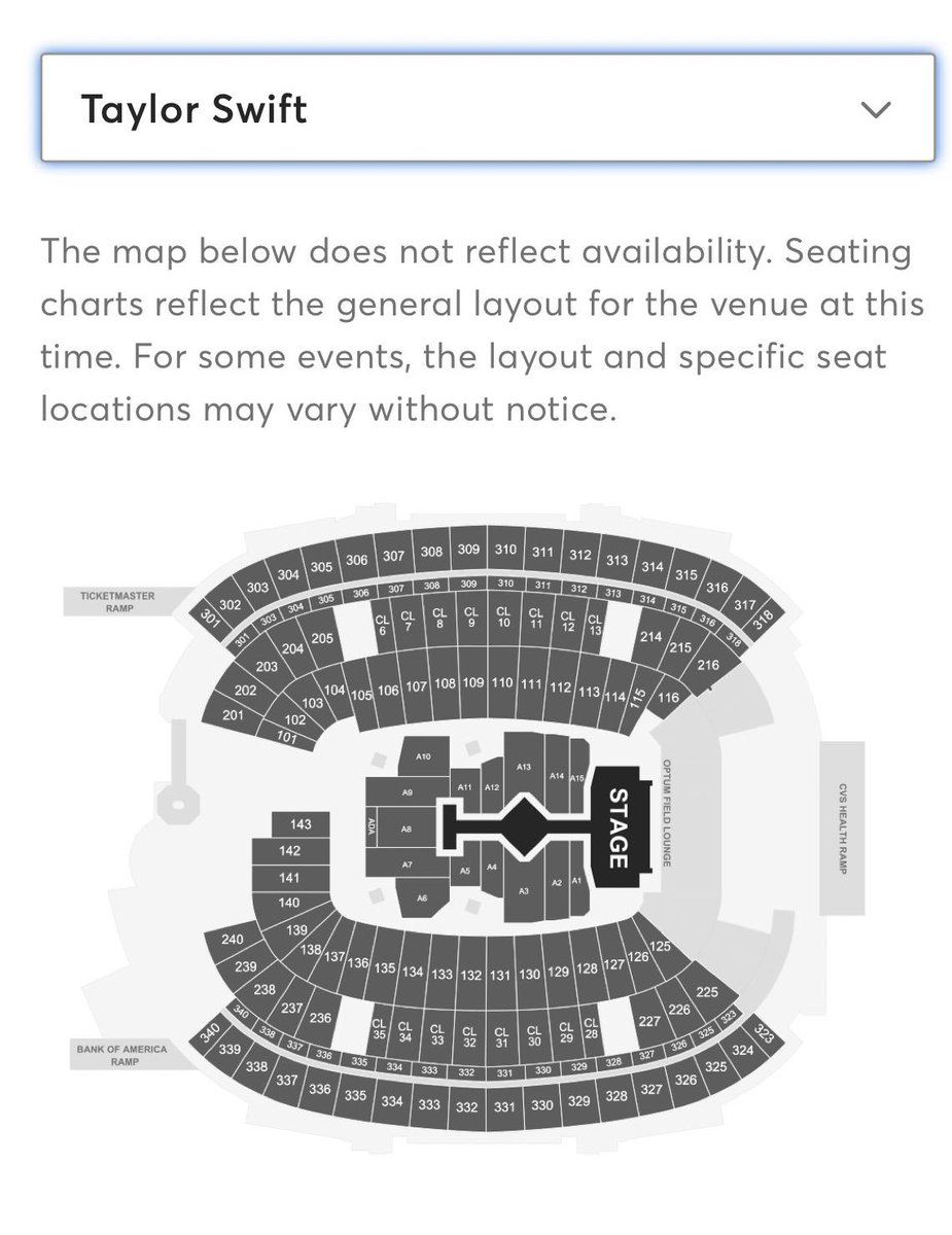 Taylor Swift Sofi Stadium Seat Map - Printable Maps Online