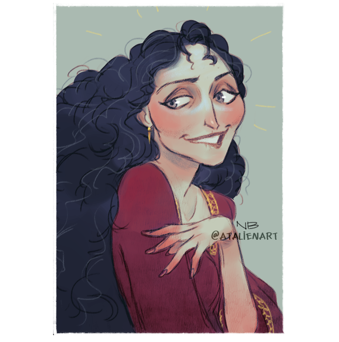 「#SixFanarts Day one: Mother Gothel 」Nat 🔥の漫画