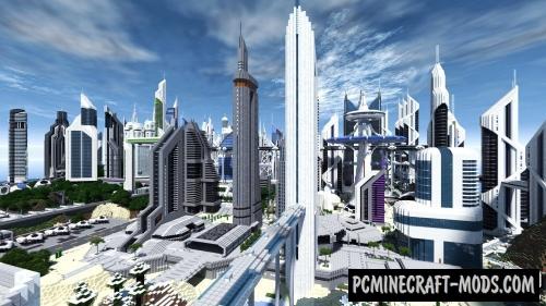 Future city minecraft 1.12.2 map - chargehor