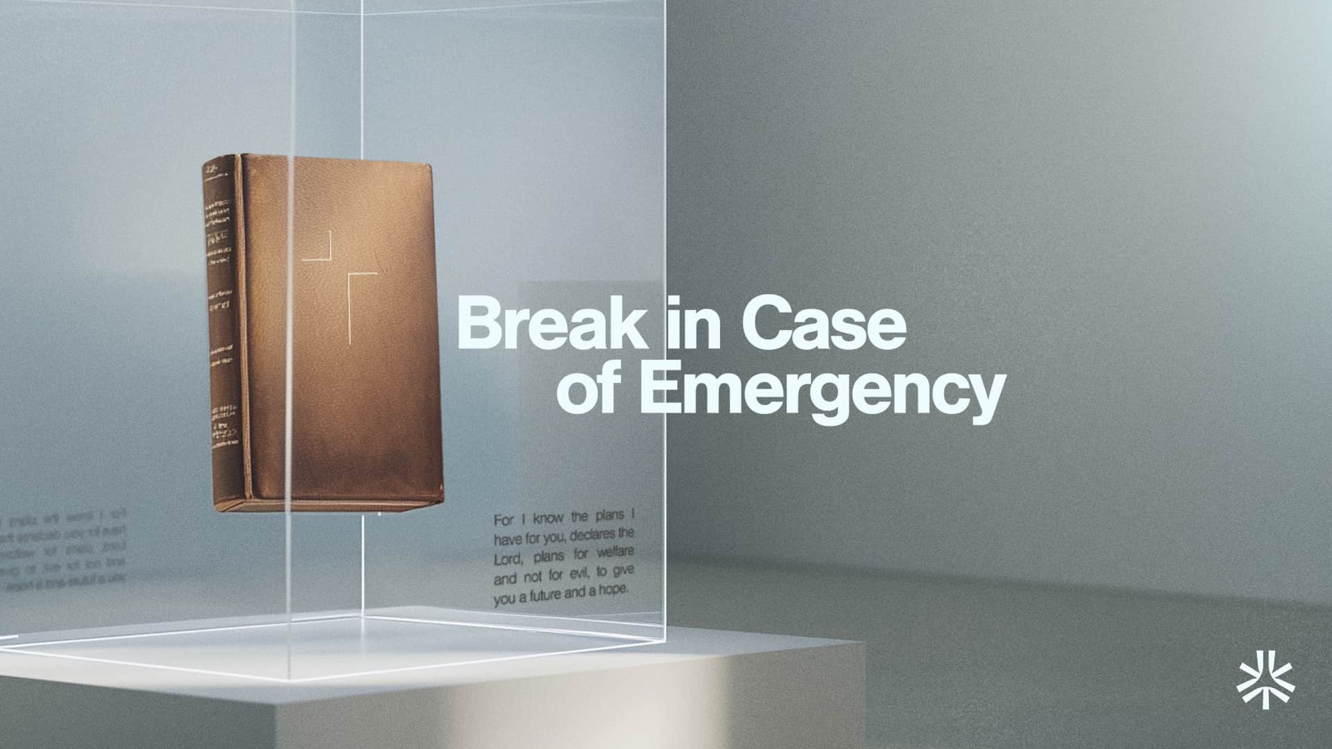 Break in Case of Emergency