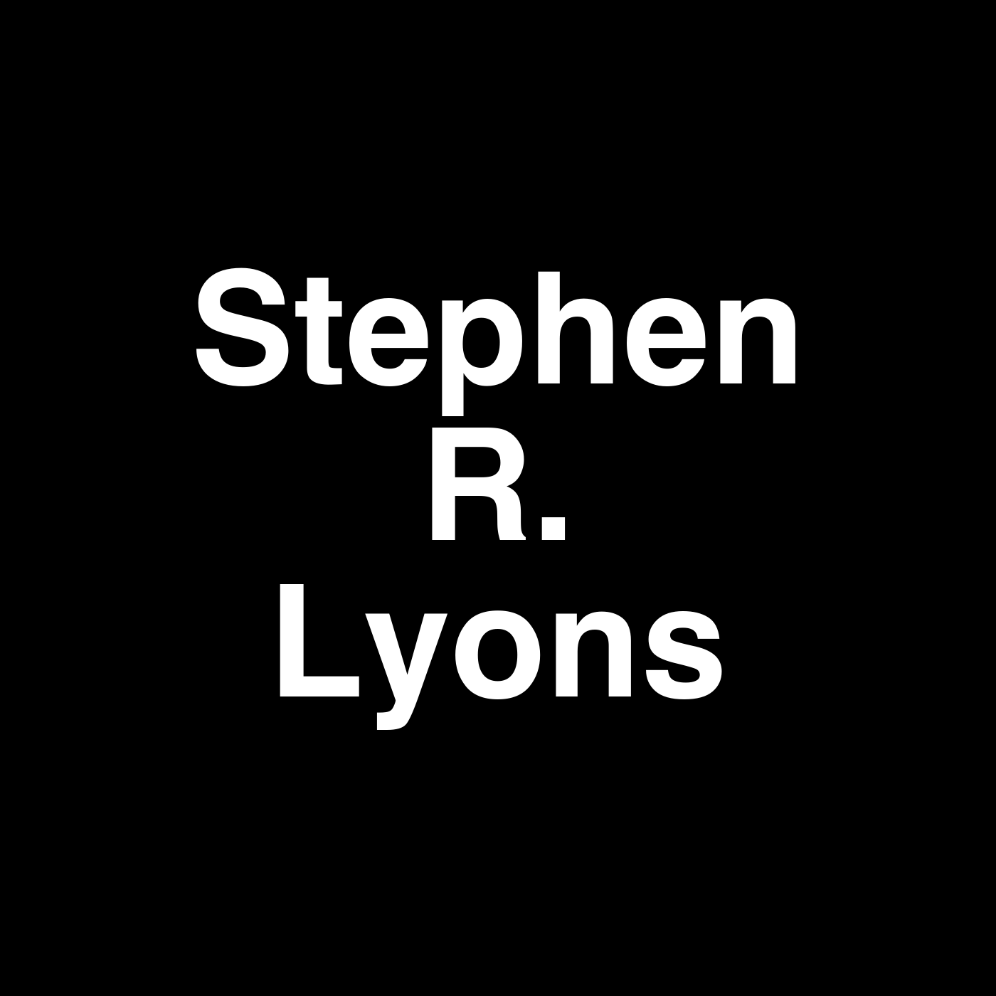 Stephen R. Lyons