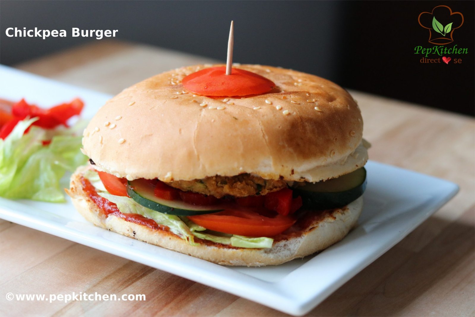 Chickpea burger