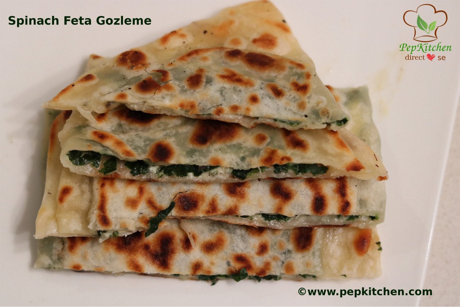 Spinach Feta Gozleme