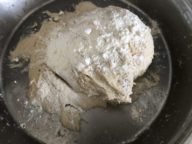 Garlic Mint Naan Using Yeast