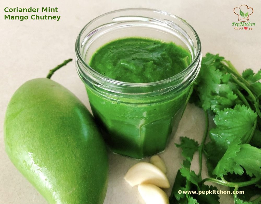 Coriander Mint Mango Chutney