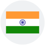 Indian flag representing the branch location in India