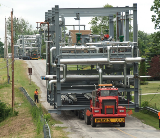 Oversized Load Corridor in Sarnia