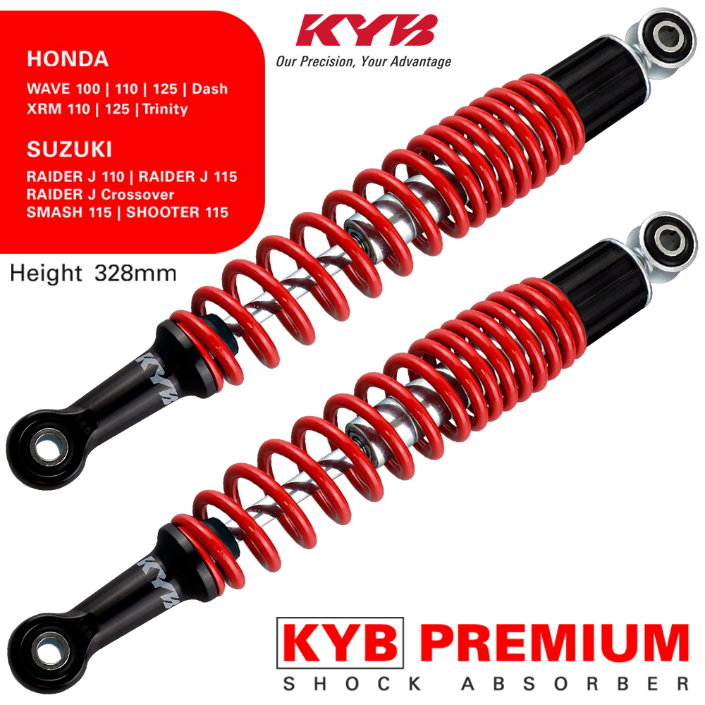 KYB Premium Wave, XRM, RS125, Smash, Shooter, Raider-J Motorcycle Shock ...