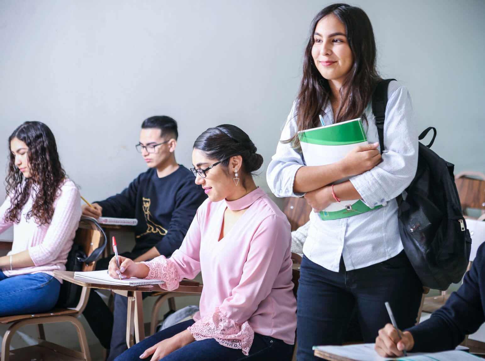 students in a classroom