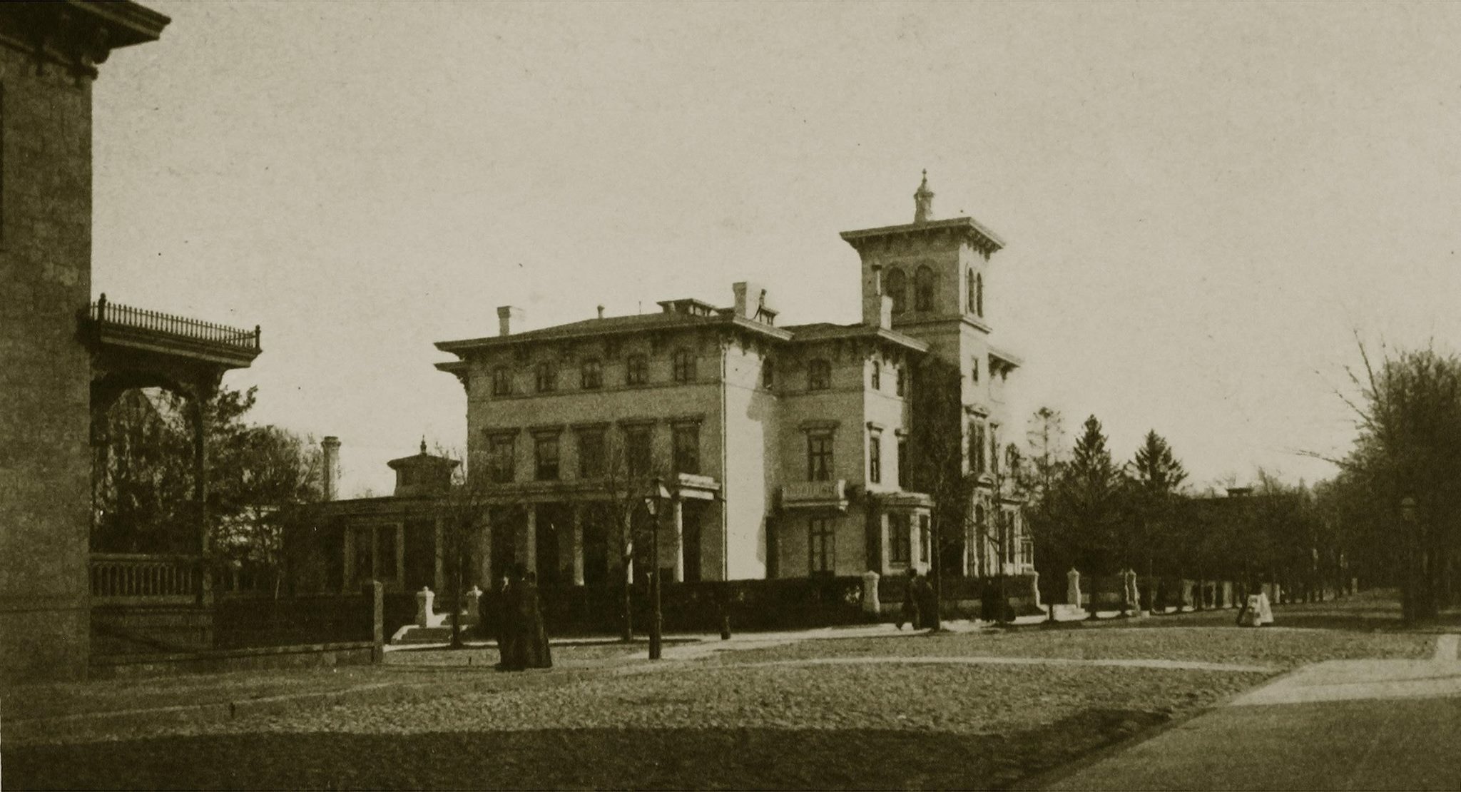 The Anthony J. Drexel mansion at 39th and Walnut streets. 