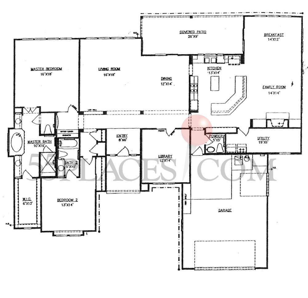 Rio Grande Floorplan 2605 Sq. Ft Sun City Texas 55places