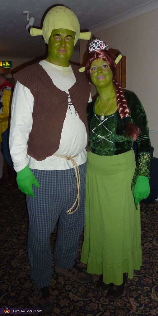 Diy Shrek Princess Fiona Halloween Couple Costume Idea Shrek Wedding ...