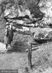 Alderley Edge, the Wizard's Well c1955