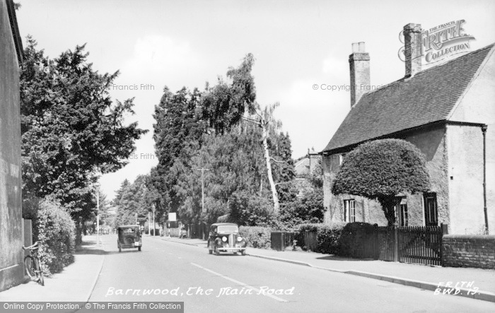 Photo of Barnwood, The Main Road c.1955