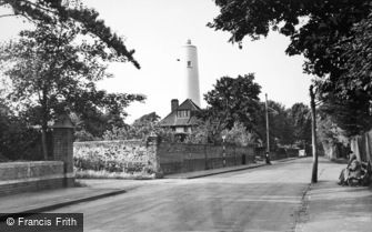 Burnham-on-Sea, the Old Lighthouse c1955