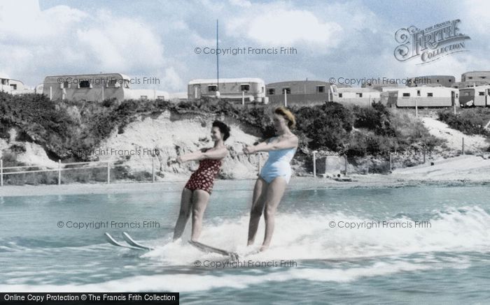 Poole, Water Skiing At Rockley Sands c.1960