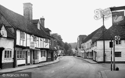 West Wycombe, High Street 1954