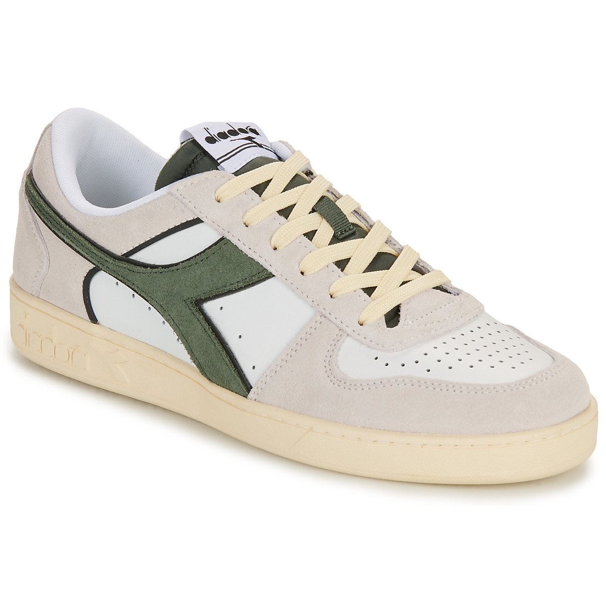 Diadora Magic Basket Low Suede White