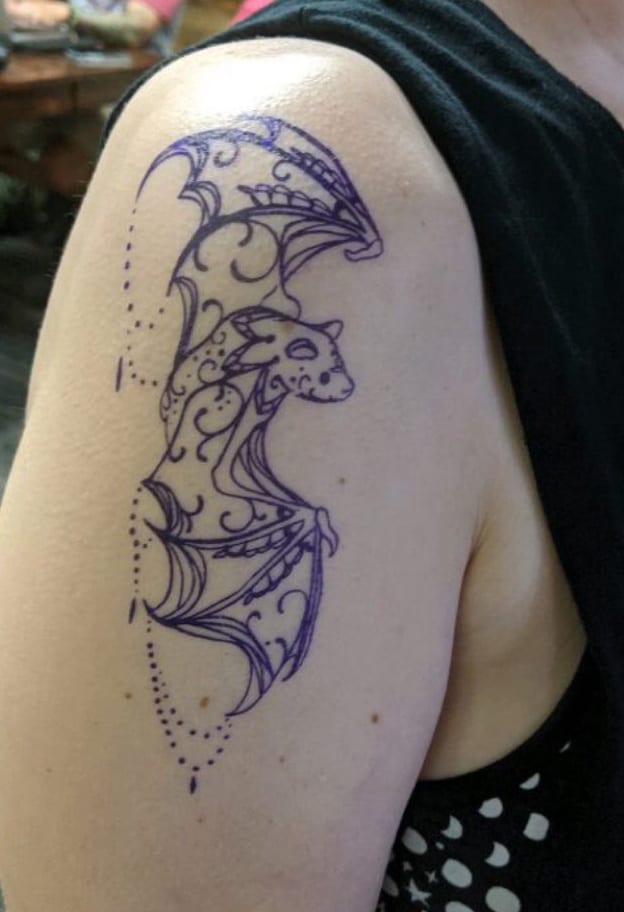 Buy Bat Tattoo Online In India  Etsy India