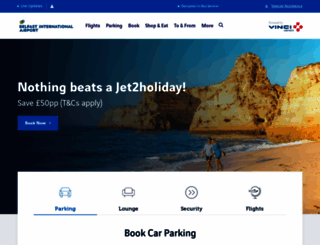 belfastairport.com screenshot