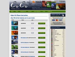 ciciphonecard.com screenshot