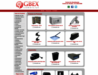 gbexcomercial.com.br screenshot