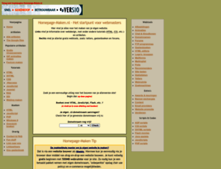 homepage-maken.nl screenshot