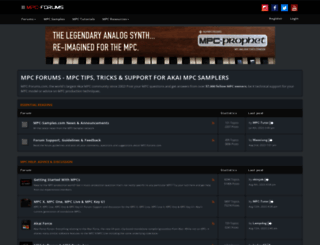 mpc-forums.com screenshot