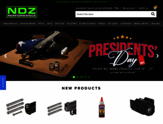 ndzperformance.com screenshot