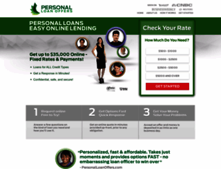 personalloanoffers.com screenshot