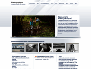 photography.ca screenshot