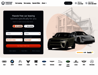 vantage-leasing.com screenshot