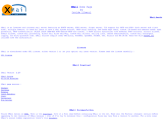 xmailserver.org screenshot