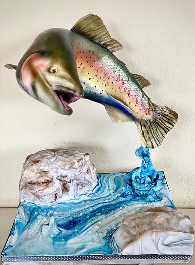 Gone fishin - Cake by Sandy Lawrenson - Sweet 'n  Sassy