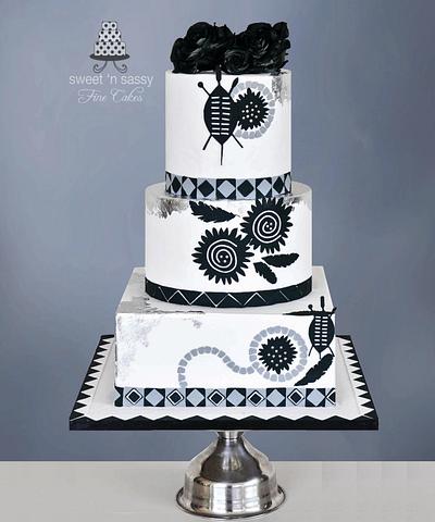 Zulu Wedding - Cake by Sandy Lawrenson - Sweet 'n  Sassy