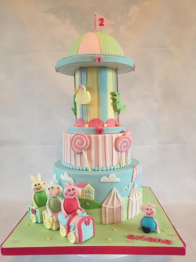 Peppa pig - Cake by jen lofthouse