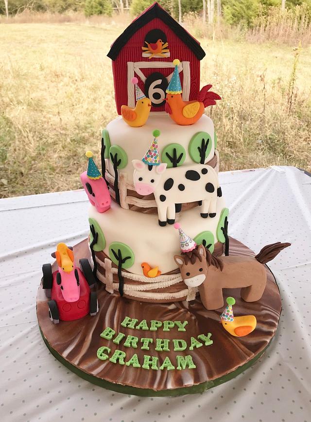 Down on the Farm! - Decorated Cake by Ellie1985 - CakesDecor image.