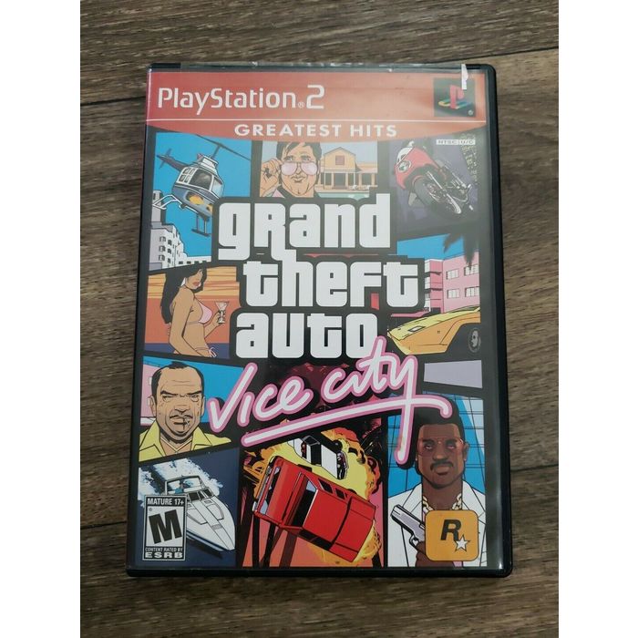 Grand Theft Auto: Vice City Greatest Hits Sony PlayStation 2 PS2 ...