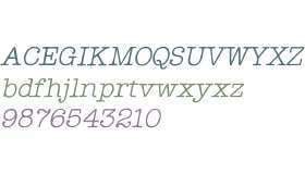 LectraLightItalic W01 Regular