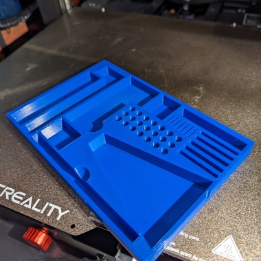 Printed it last night. it's an excellent fit and holds everything that ...