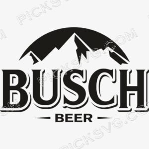 Busch Beer Black Svg