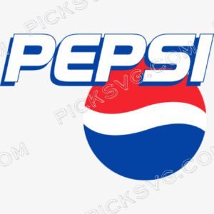 Pepsi with Letter Svg