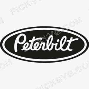 Peterbilt Black Svg