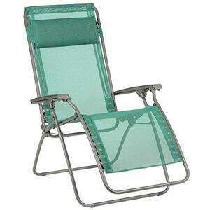 Lafuma R-Clip Batyline Iso Zero Gravity Outdoor Lounge Recliner - Chlorophylle