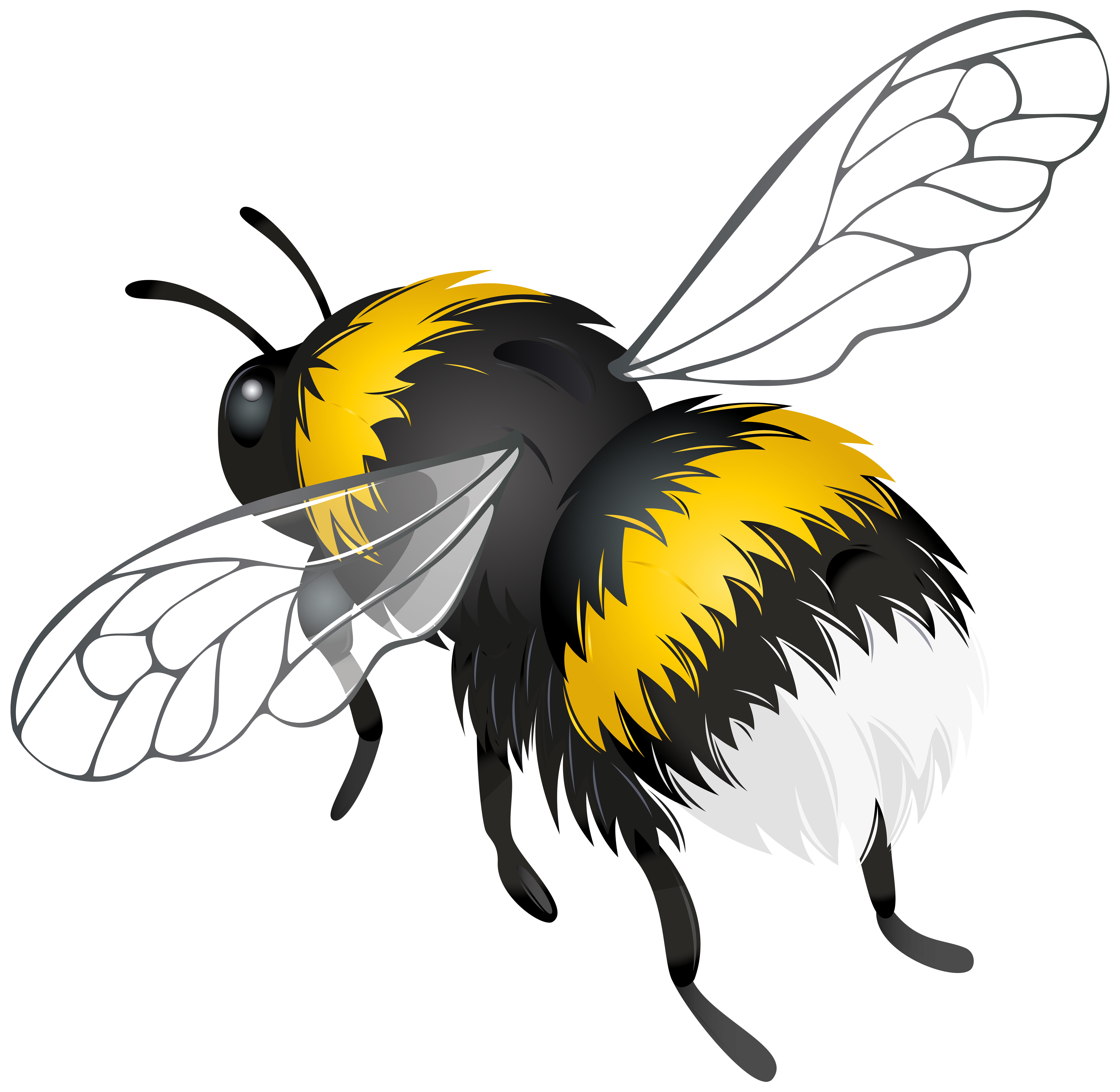 Flying Bee Clipart