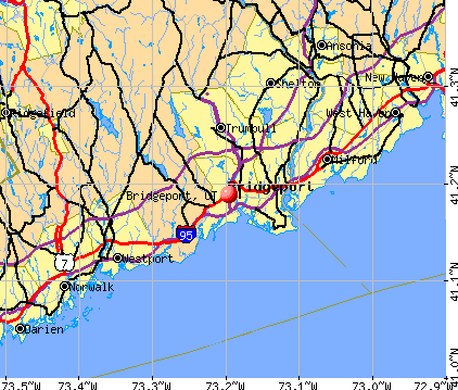 Bridgeport, CT map